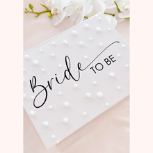 Load image into Gallery viewer, Personalized Pearl wedding gift box bride to be