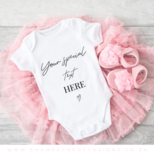 Load image into Gallery viewer, Personalised custom baby grows