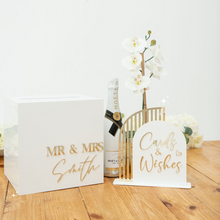 Load image into Gallery viewer, Personalised custom envelope wishing well card box for weddings