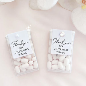 Personalized custom mints wedding party favors