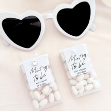 Load image into Gallery viewer, Personalized custom mints wedding party favors