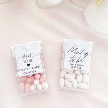 Load image into Gallery viewer, Personalized custom mints wedding party favors