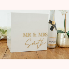 Load image into Gallery viewer, Personalised custom envelope wishing well card box for weddings