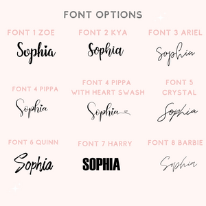 font options all