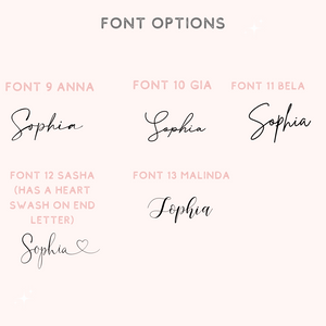 font options all