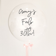 Load image into Gallery viewer, Personalized clear bubble balloon