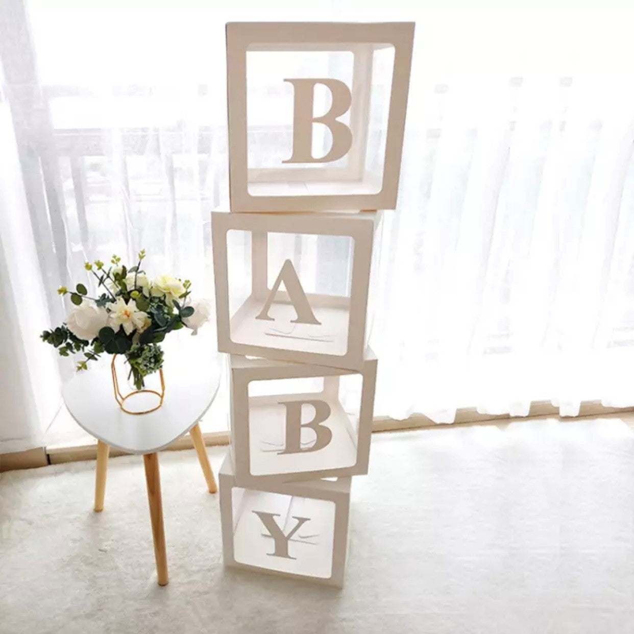 Wood baby blocks to sales decorate