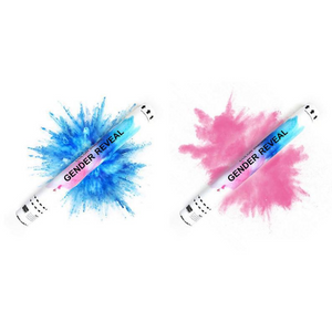 Gender reveal smoke powder cannon popper