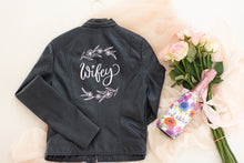 Load image into Gallery viewer, Customised leather jacket, Wifey leather jacket