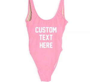 Customized swimsuit